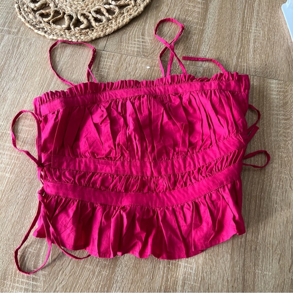 Free People Gabi Tube Top in Pink - Picture 3 of 7